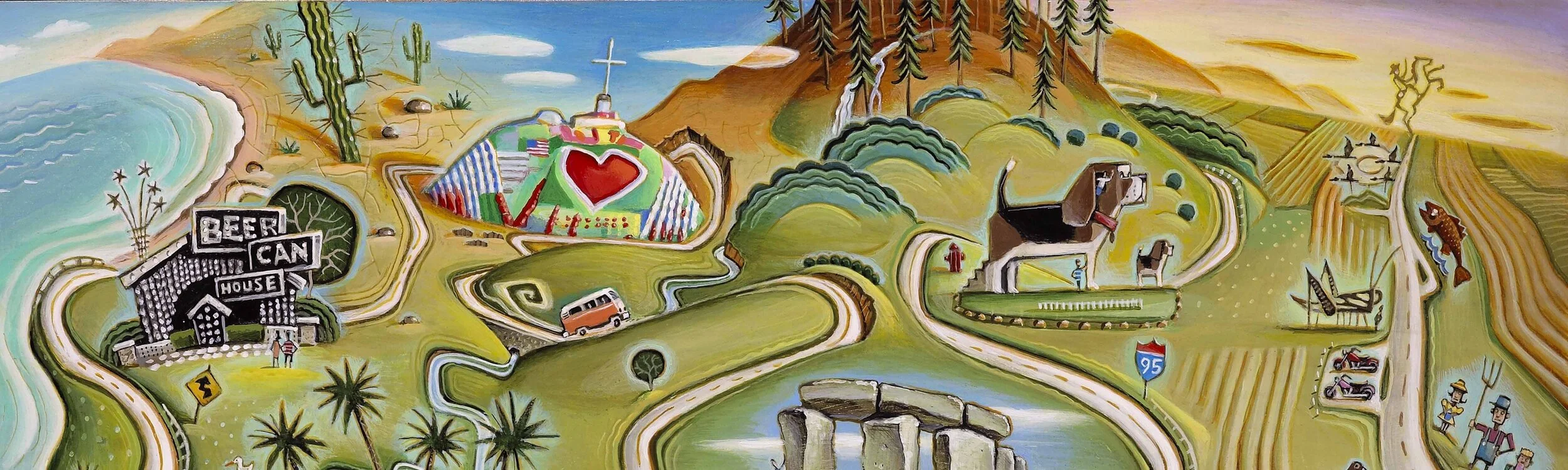 Tim Zeltner illustrates for Endless Vacation Magazine | i2i Art